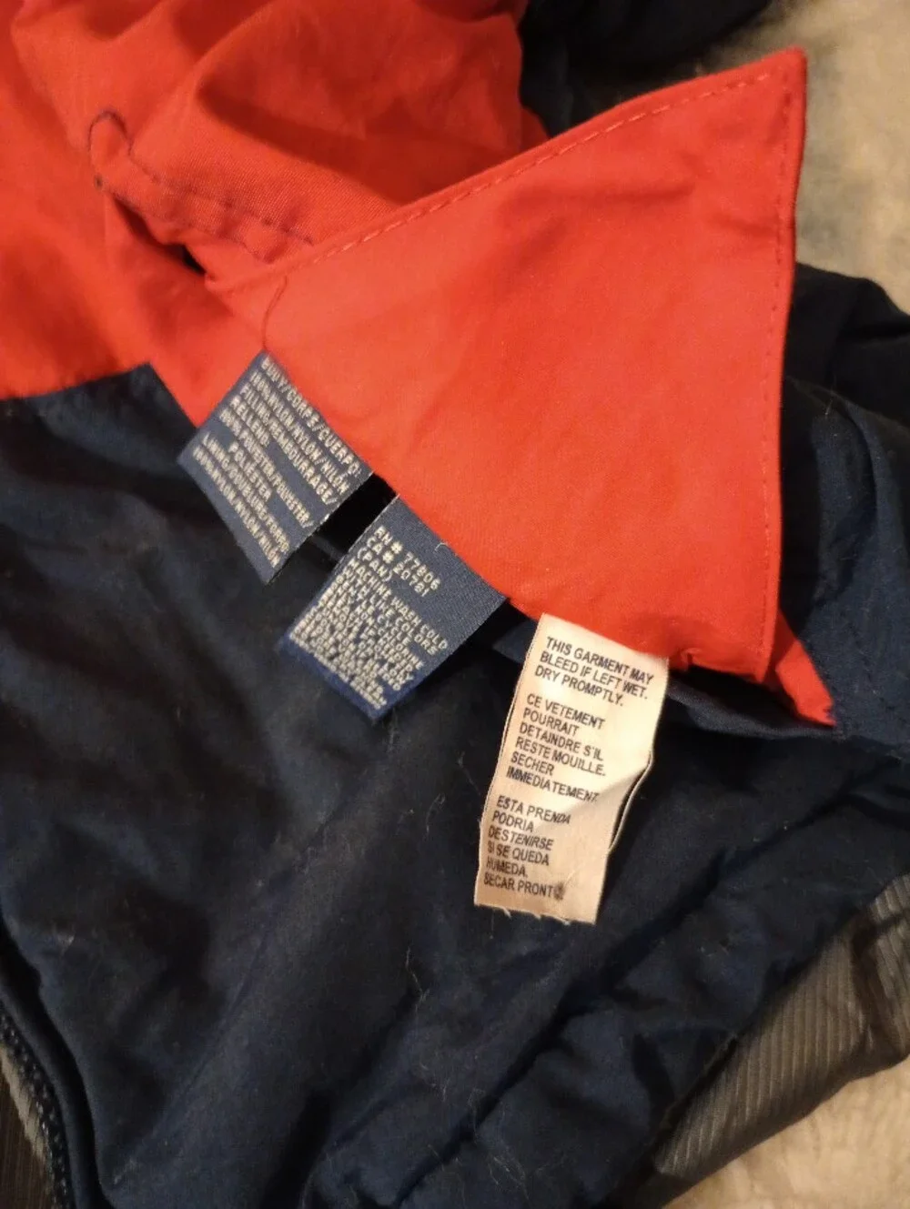 VTG Reversible Colorblock Windbreaker Puffer & Hidden Hood Jacket- Unisex Style